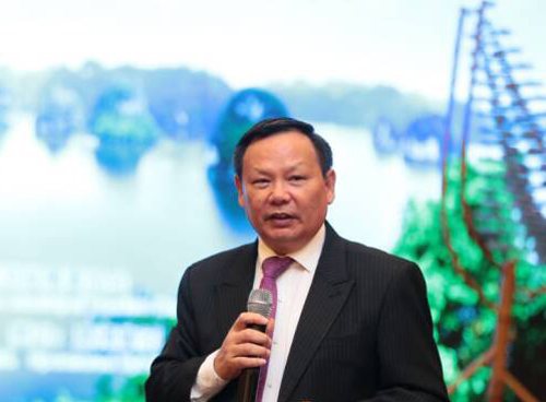 Tổng cục trưởng Tổng cục Du lịch Việt Nam Nguyễn Văn Tuấn phát biểu tại chương trình